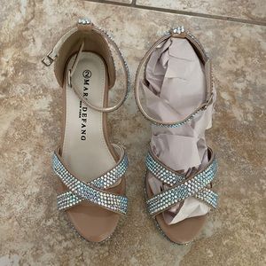 Brand New size 2 AB covered heels